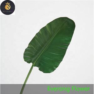 Abanico Artificial, hoja de palmera, pájaro del paraíso, hojas, planta <span class=keywords><strong>Tropical</strong></span>, hoja de tacto Real, decoración del hogar para boda, arreglo floral - Product Image 4