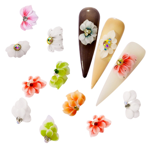 <span class=keywords><strong>Flor</strong></span> acrílica hecha a mano 11X16mm Blanco/Rosa <span class=keywords><strong>3D</strong></span> mariposa acrílico <span class=keywords><strong>Flor</strong></span> de <span class=keywords><strong>uñas</strong></span> DIY <span class=keywords><strong>con</strong></span> brillo Rhinestone acrílico <span class=keywords><strong>flor</strong></span> lateral - Product Image 5