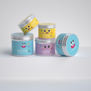 Boîte à bonbons en aluminium de qualité alimentaire écologique, idéale pour les bonbons gélifiés, les compléments alimentaires pour enfants, les vitamines à mâcher - Product Image 1