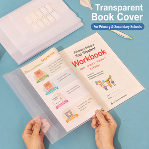 Protège-Livres Autocollant Transparent Imperméable 16K 32K A4 <span class=keywords><strong>Film</strong></span> Protecteur pour Manuels Scolaires en Plastique Papeterie Scolaire - Product Image 1