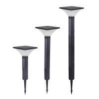Panneaux solaires monocristallins en aluminium, longue durée de vie, lampadaires solaires LED avec batterie IP67 pour usage en jardin