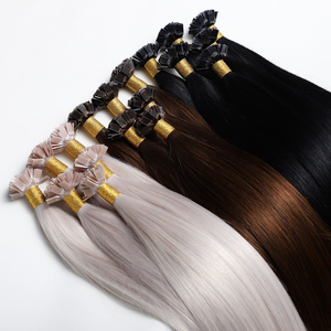 批发平尖意大利角蛋白预粘合人发延伸双拉俄罗斯雷米K尖高品质头发延伸 - Product Image 5