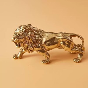Figuras de leones decorativas