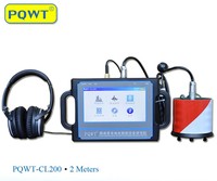 PQWT CL500 Détecteur de fuite d'eau acoustique intelligent Microphone pour la détection des fuites d'eau Capteur audio série CL