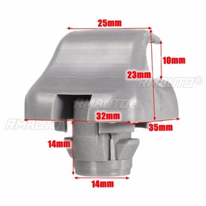 1/2/4 Piezas de Clip para Visera de Coche, Compatible con Honda Accord/Odyssey/CR-V/Civic 2007 2008-2011, 88217-S04-003ZA 88217S01A01ZA - Product Image 5
