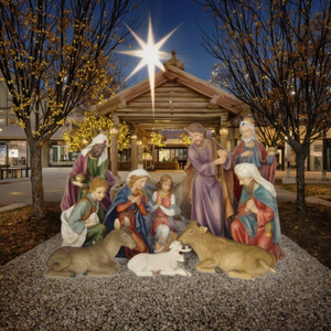 Estatuas <span class=keywords><strong>de</strong></span> Nacimiento <span class=keywords><strong>de</strong></span> <span class=keywords><strong>18</strong></span> Pulgadas al por Mayor para Decoración del Hogar, Escena Religiosa Católica Cristiana <span class=keywords><strong>de</strong></span> Navidad Personalizada - Product Image 1