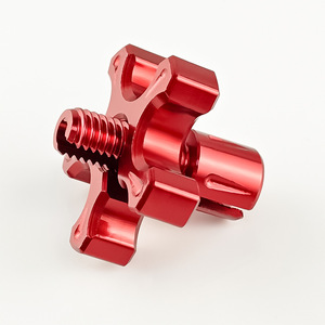 Vis de réglage d'embrayage de moto Qiangye M8 en aluminium anodisé rouge CNC pour General Motors - Product Image 3