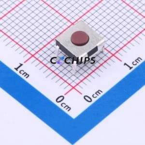 TS-1080D-A1B3-D2 Tactile Switch Through hole Component (THT) Switch Single Pole Single Throw Round Button 2.5N Through Hole - Product Image 1