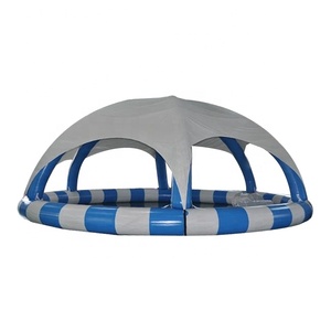 <span class=keywords><strong>Piscine</strong></span> gonflable longue avec protection UV et auvent en forme de <span class=keywords><strong>dôme</strong></span>, grande <span class=keywords><strong>piscine</strong></span> rectangulaire gonflable <span class=keywords><strong>pour</strong></span> les fêtes et les parcs aquatiques - Product Image 4