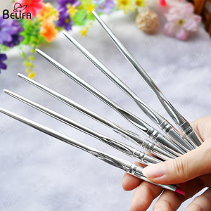 Pinceau à <span class=keywords><strong>sourcils</strong></span> professionnel à poils synthétiques, petit pinceau à <span class=keywords><strong>sourcils</strong></span> incliné, pinceau à eye-liner unique, vente chaude - Product Image 4