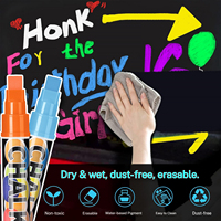 Marqueur à craie liquide effaçable à l'eau de 10 mm, épais, pour vitres de voiture, panneaux LED, dessin, peinture publicitaire DIY
