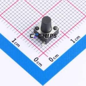 SMG-01T-H085A0 Tactile Switch SMD-4P,6x6mm Switch Single Pole Single Throw Round Button 2.5N 6mm - Product Image 1