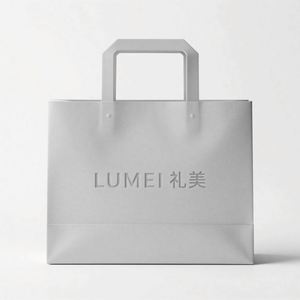 Customizable White Kraft Paper <b>Bags</b> with Strong Durability and Eco-Friendly Material for Various Uses - Product Image 2