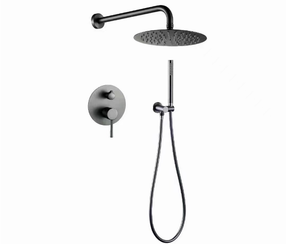 Pommeau de <span class=keywords><strong>douche</strong></span> caché de luxe pour hôtel italien, ensemble de 3 mitigeurs muraux de <span class=keywords><strong>douche</strong></span> de plafond - Product Image 4