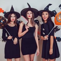 Faux couteau de boucher en plastique sanglant pour Halloween Fools Day Party Prop