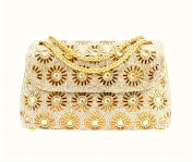 Full Diamond Handcrafted PU Crossbody <b>Handbag</b> with Magnetic Closure 1-1.9L Capacity <b>for</b> Evening <b>Wedding</b> Party - Product Image 3