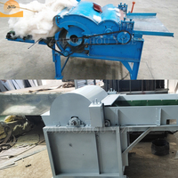 Machine de recyclage pour le déchiquetage et l'ouverture de petits textiles usagés, de chiffons, de laine, de fibres de polyester et de coton