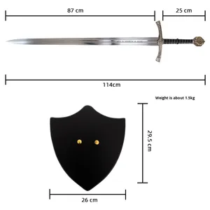 Espada de Radzig de <span class=keywords><strong>Kingdom</strong></span> Come: Deliverance, Réplica a Escala 1:1, Espada de Caballero Europeo sin Filo, Accesorio de Juego COS, Regalo para Niños, Colección, Adorno - Product Image 2