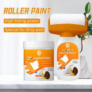 Rodillo de pintura para reparación de paredes, rodillo de látex blanco con resina a base de agua, para renovación DIY en interiores/exteriores - Product Image 2