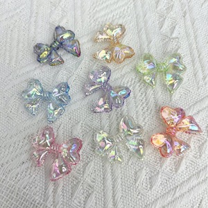 2025 nouvelle perle de nœud papillon colorée Uv pour la fabrication de bijoux en gros perles acryliques de luxe et accessoires de bricolage prêts à expédier - Product Image 6