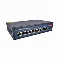 8 ports 10/100/1000M Gigabit 2 RJ45 1 commutateur Ethernet de liaison montante SFP commutateur Poe Gigabit