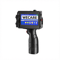 Imprimante portable WECARE 12,7 mm pour codes QR, dates, numéros et logos, impression automatique, encre à séchage rapide, pour papier/œufs