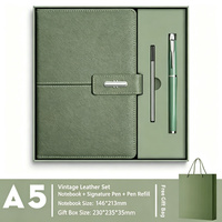 Coffret Cadeau Luxe Carnet et Stylo Personnalisable avec Logo – Journal Créatif Culturel pour Récompense d'Employés d'Entreprise et Ensembles de Carnets pour Clients