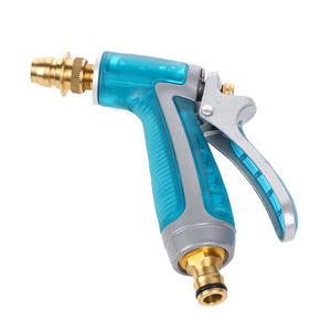 Pistola de agua de alta presión con taza de espuma de 1 litro y boquilla de aleación metálica para lavado de autos y limpieza exterior - Product Image 3