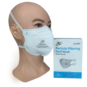 Mascarilla Facial <span class=keywords><strong>FFP2</strong></span> Plegable Desechable con Certificación CE EN149, Protección Industrial Antipolvo para Construcción y Pulido - Product Image 6