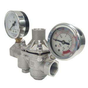 Válvula reductora de presión manual ajustable con rosca hembra Compatible con agua de grifo de acero inoxidable 304 de alta temperatura - Product Image 1