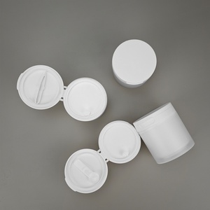 Premium Cosmetic Cream <b>Jars</b> with Flip Cap Spoons <b>Plastic</b> Frosted PP Containers for Skincare Loose Powder & Eye Cream (50g-150g) - Product Image 4