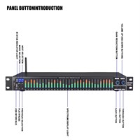 EQ31SUB Égaliseur numérique 31 accordeur de scène Performance de scène professionnelle Réduction du bruit Traitement audio