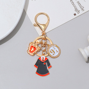 Llavero Metálico con Colgante de Libro Mágico de la Academia de Magia Creativa, Adorno para Bolsa, Llavero para Coche, Regalo de Graduación para Estudiantes - Product Image 5