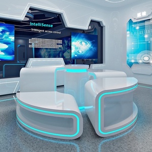 Stand <span class=keywords><strong>de</strong></span> modèle <span class=keywords><strong>de</strong></span> sens <span class=keywords><strong>de</strong></span> la technologie scientifique multicouche créative Table d'affichage <span class=keywords><strong>de</strong></span> salle d'exposition lumineuse Vitrines <span class=keywords><strong>de</strong></span> forme spéciale - Product Image 3