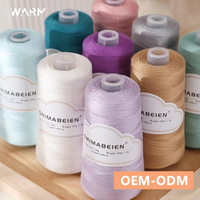 Fil de Soie Pure en Gros, Cône de Fil de Dentelle Brillant pour Crochet, Tricot et Broderie, Idéal pour Châles, Pulls et Robes de Mariée