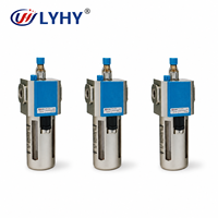 LYHY Nouvelle série GFC – Unité de traitement d'air pneumatique combinée filtre-régulateur en aluminium avec garantie d'un an