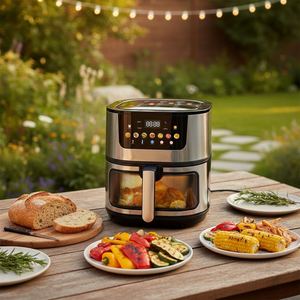 Friteuse à air professionnelle personnalisée 10L 12L 15L grande capacité multifonction 15 litres OEM électrique intelligente numérique de luxe - Product Image 1