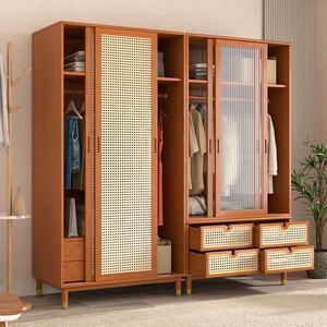 <span class=keywords><strong>Armadio</strong></span> da giardino per camera da letto in Rattan naturale <span class=keywords><strong>3</strong></span>-4 armadi <span class=keywords><strong>armadio</strong></span> semplice e ordinato - Product Image 5