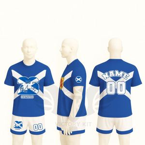 Ensemble de maillot de football écossais de haute qualité, maillot et short pour les supporters de football, tenue de match - Product Image 2