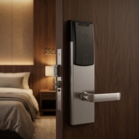 Kommerzielles Wasserdichtes Edelstahl-Smart-Türschloss Zugangskontrolle RFID-Schlüsselkarten-Türschloss Hotelsystem mit Energieversorgung