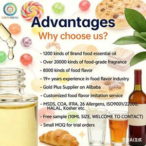 Arômes de fraise pour crème glacée et bonbons, arômes de fruits et d'aliments pour la fabrication de boissons, solubles dans l'eau, comestibles - Product Image 6