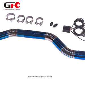 Gfc catback ống xả <span class=keywords><strong>Muffler</strong></span> cho 2011 Acura <span class=keywords><strong>TSX</strong></span> V4 2.4L, xe van điện hệ thống ống xả làm bằng hợp kim Titan - Product Image 4