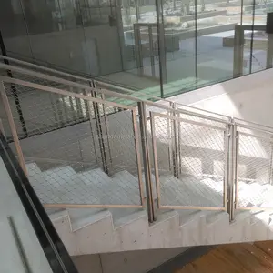 Balustraden Treppen geländer Edelstahl Zaun Mesh verzinkte Handläufe für Outdoor-Stufen