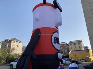 Décoration de vacances en plein air géante gonflable de <span class=keywords><strong>Superman</strong></span> de dessin animé - Product Image 2