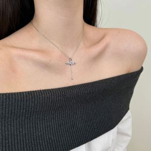 Colliers pendentifs Dylam Elegance Fine Fashion Jewelry en argent 925 avec chaîne à maillons, zircon cubique 5A, cœur, ailes, ange, amour - Product Image 6