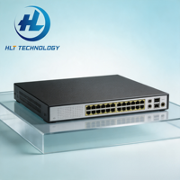 WS-C 2960-24TT-L Switch de Red Administrado Profesional de 24 Puertos 10/100Mbps con 2 Uplinks Gigabit, Switch Ethernet Cableado Empresarial