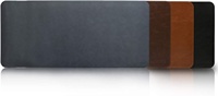 Grand tapis de bureau imperméable en cuir PU pour gamer, tapis de souris de jeu, tapis de souris en cuir pour ordinateur, tapis de clavier, couvre-table, bureau à domicile