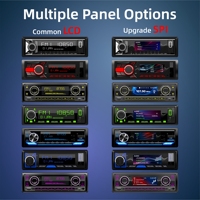 Lecteur MP3 de voiture 1 DIN prêt à être expédié, 4x50W, Bluetooth 5.1, 2V RCA, mains libres, FM AM RDS pour la vente en gros et le restockage
