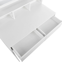 Table de maquillage moderne avec miroir super clair et lumière Meuble professionnel de chambre à coucher sous contrat de luxe