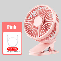 Ventilateur électrique USB portable mini silencieux à pince pour bureau, avec batterie 4000 mAh, pour usage domestique et automobile - Agent Dropshipping